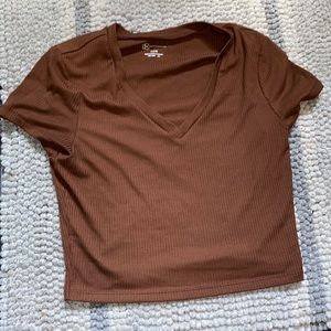 No boundaries brown top, size 3-5, beautiful brown color!
